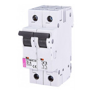Автоматичний вимикач ETI ETIMAT 10 (10кА) 2p D 4А міні-фото