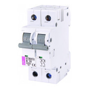 Автоматичний вимикач ETI ETIMAT 6 (6кА) 2p B 16А міні-фото