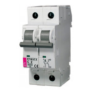 Автоматичний вимикач ETI ETIMAT 6 (6кА) 1p+N C 2А міні-фото