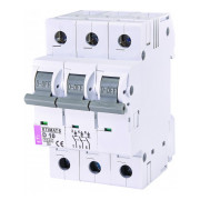Автоматичний вимикач ETI ETIMAT 6 (6кА) 3p D 10А міні-фото