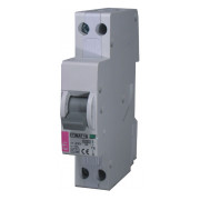 Автоматичний вимикач ETI ETIMAT 6 (6кА) 1p+N (1 модуль) B 6А міні-фото