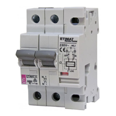 Автоматичний вимикач з Д/К ETI ETIMAT RC (10кА) 2p C 50А (635021102) фото