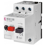 Автоматический выключатель защиты двигателя ETI MS25-0,63 Ir=0,4-0,63А мини-фото