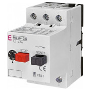 Автоматический выключатель защиты двигателя ETI MS25-2.5 Ir=1,6-2,5А мини-фото