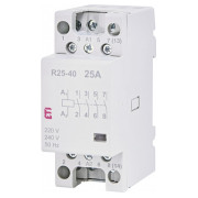 Контактор модульный ETI R 25-40 25A 230V AC 4NO мини-фото