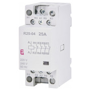 Контактор модульний ETI R 25-04 25A 230V AC 4NC міні-фото