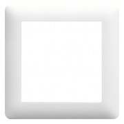 Рамка 1-местная Hager Lumina2 белая мини-фото