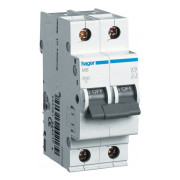 Автоматичний вимикач Hager MB506A 1P+N 6kA B-6A 2M міні-фото