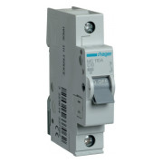 Автоматичний вимикач Hager MC110A 1P 6kA C-10A 1M міні-фото