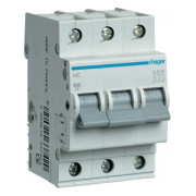 Автоматичний вимикач Hager MC300A 3P 6kA C-0.5A 3M міні-фото