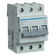 Автоматичний вимикач Hager MC363A 3P 6kA C-63A 3M міні-фото