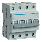 Автоматичний вимикач Hager MC400A 4P 6kA C-0.5A 4M міні-фото