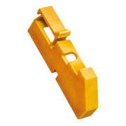 Ізолятор DIN IEK для нульових шин жовтий міні-фото