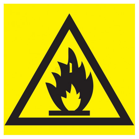 Знак IEK 150x150 мм «Пожароопасно» (YPC20-POGOP-2-010) фото