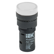 Лампа IEK AD-16DS LED-матрица d16 мм белая 12В AC/DC мини-фото
