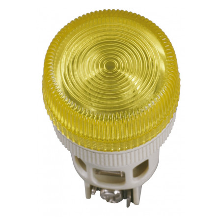 Лампа IEK ENR-22 неон d22 мм жовта 240В (BLS40-ENR-K05) фото