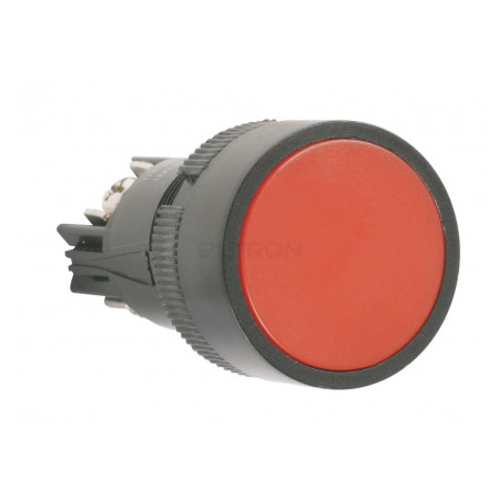 Кнопка IEK SB-7 "Стоп" d22 мм красная 230В 1 перекидной контакт (BBT40-SB7-K04) фото