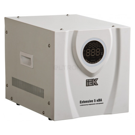 Стабілізатор напруги IEK Extensive 5 кВА електронний переносний (IVS23-1-05000) фото
