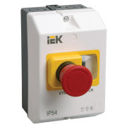 Захисна оболонка IEK IP54 з кнопкою «Стоп» для ПРК32 міні-фото