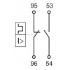 Аварийно-дополнительный контакт IEK ДК/АК32-11 1НО+1НЗ изображение 3 (схема)