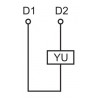 Розчеплювач мінімальної напруги IEK РМ32 Ue=400В зображення 3 (схема)