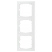 Рамка IEK BOLERO 3-постова вертикальна біла РВ03-00-0-ББ міні-фото