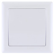 Вимикач IEK BOLERO одноклавішний білий ВК01-00-0-ББ міні-фото