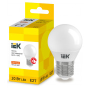 Лампа світлодіодна IEK LED ALFA G45 (куля) 10Вт 230В 3000К E27 міні-фото