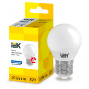 Лампа світлодіодна IEK LED ALFA G45 (куля) 10Вт 230В 6500К E27 міні-фото