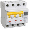 Автоматичний вимикач диференційного струму IEK АВДТ34 4P 16А 10мА хар-ка C тип A зображення 2