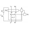 Автоматический выключатель дифференциального тока IEK АВДТ32М 2P 32А 100мА хар-ка C тип AC изображение 3 (схема)