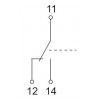 Контакт стану IEK КС47 (сигнальний) на DIN-рейку зображення 3 (схема)