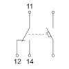 Контакт состояния IEK КС47 (сигнальный) на DIN-рейку изображение 4 (схема)