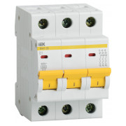 Автоматичний вимикач IEK ВА47-29 3P 1А тип B міні-фото