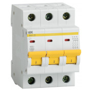 Автоматичний вимикач IEK ВА47-29 3P 1А тип C міні-фото
