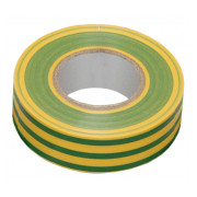 Изолента IEK 0,18×19 мм желто-зеленая (высококачественная) 20 метров мини-фото