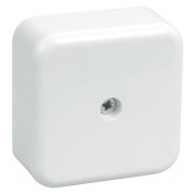 Коробка IEK КМ41206-01 распаячная для о/у 50×50×20 мм белая (с контактной группой) мини-фото