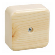 Коробка IEK КМ41206-04 розпаячна для в/в 50×50×20 мм сосна (з контактною групою) міні-фото