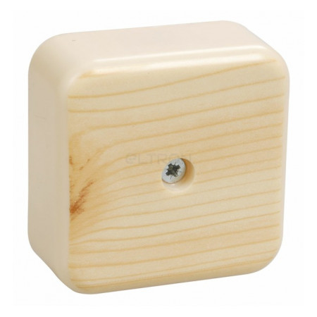 Коробка IEK КМ41206-04 распаячная для о/у 50×50×20 мм сосна (с контактной группой) (UKO10-050-050-020-K34) фото