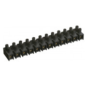 Затискач гвинтовий IEK ЗВИ-3 1,0-2,5 мм² полістирол чорний міні-фото