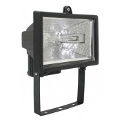 Прожектор IEK ИО 150 галогенный черный 150 Вт IP54 мини-фото