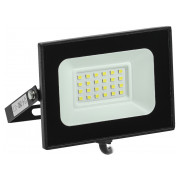 Прожектор светодиодный (LED) IEK СДО 06-20 (20Вт) черный IP65 4000K мини-фото