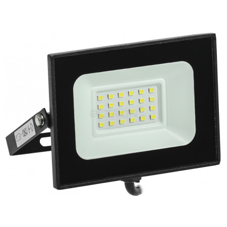 Прожектор світлодіодний (LED) IEK СДО 06-20 (20Вт) чорний IP65 4000K (LPDO601-20-40-K02) фото