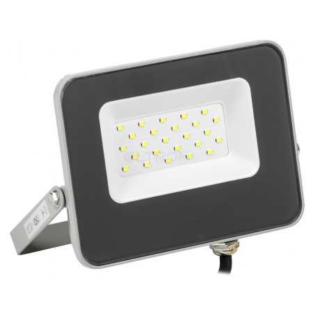 Прожектор світлодіодний (LED) IEK СДО 07-20 (20Вт) сірий IP65 (LPDO701-20-K03) фото