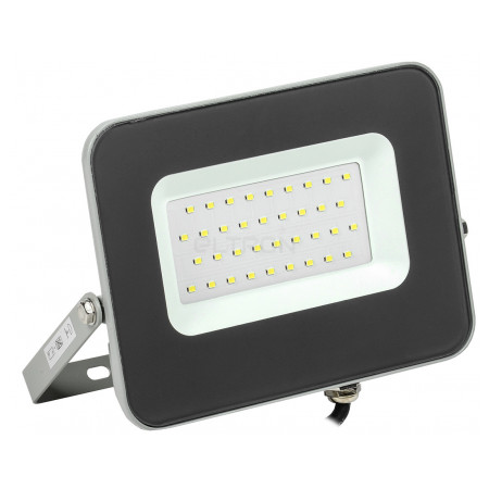 Прожектор світлодіодний (LED) IEK СДО 07-30 (30Вт) сірий IP65 (LPDO701-30-K03) фото