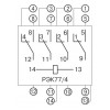 Разъем IEK РРМ77/4 для РЭК77/4 модульный изображение 3 (схема)