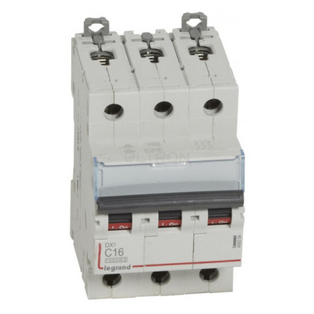 Автоматичний вимикач Legrand Dx3 3p 16А тип C 16кА (409254) фото