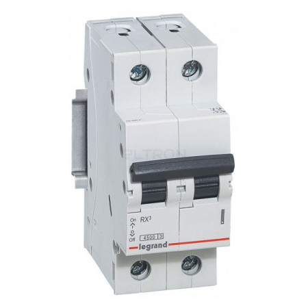 Автоматичний вимикач Legrand Rx3 2p 32А тип C 4,5кА (419700) фото