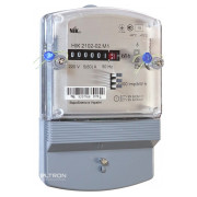 Счетчик электроэнергии НІК 2102-02 М1В однофазный однотарифный 5(60)А 220В мини-фото