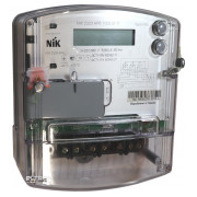 Счетчик электроэнергии NIK 2303 AP6.1000.M.11 трехфазный однотарифный 5(80)А 3×220/380В мини-фото